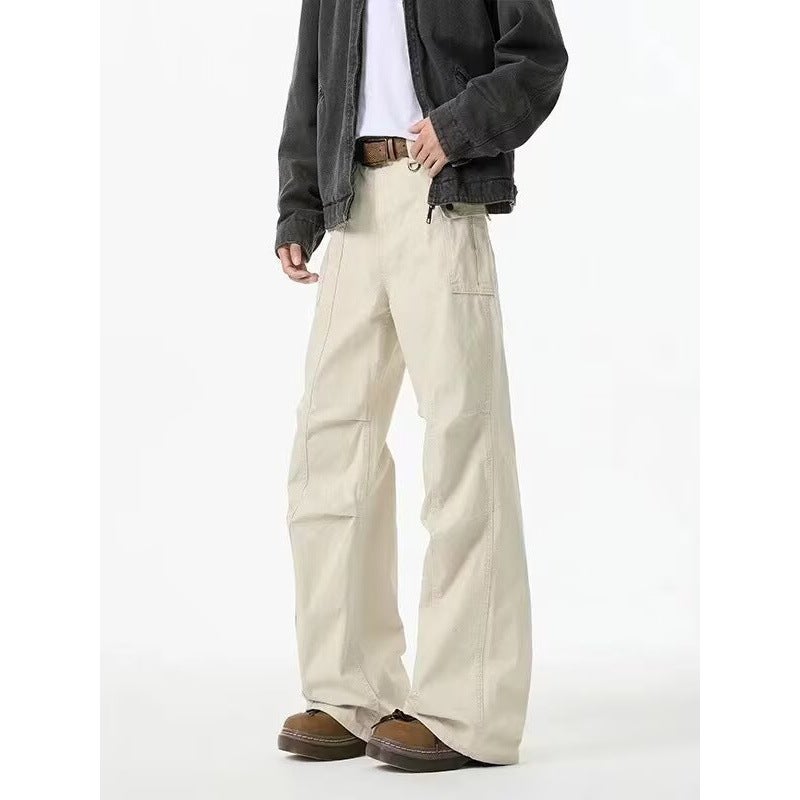 Unisex Classic Denim Jeans Loose Fit Daily Outdoor Wear - Image 3