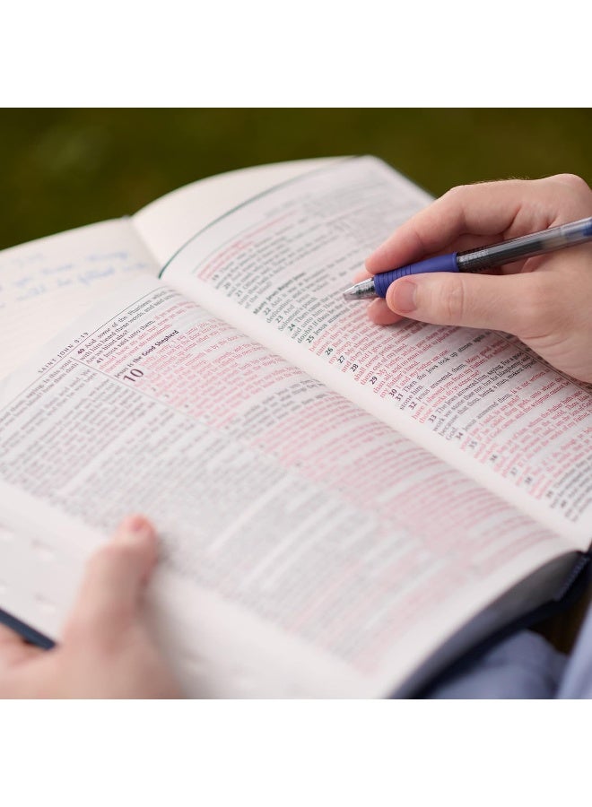 هدية فنون كريستيان - نسخة الملك جيمس من الكتاب المقدس بحجم كبير مطبوع باللون الوردي - Image 3