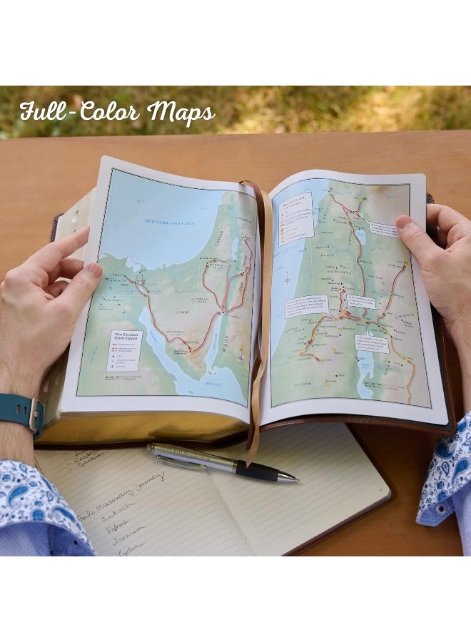 هدية فنون كريستيان - نسخة الملك جيمس من الكتاب المقدس بحجم كبير مطبوع باللون الوردي - Image 5