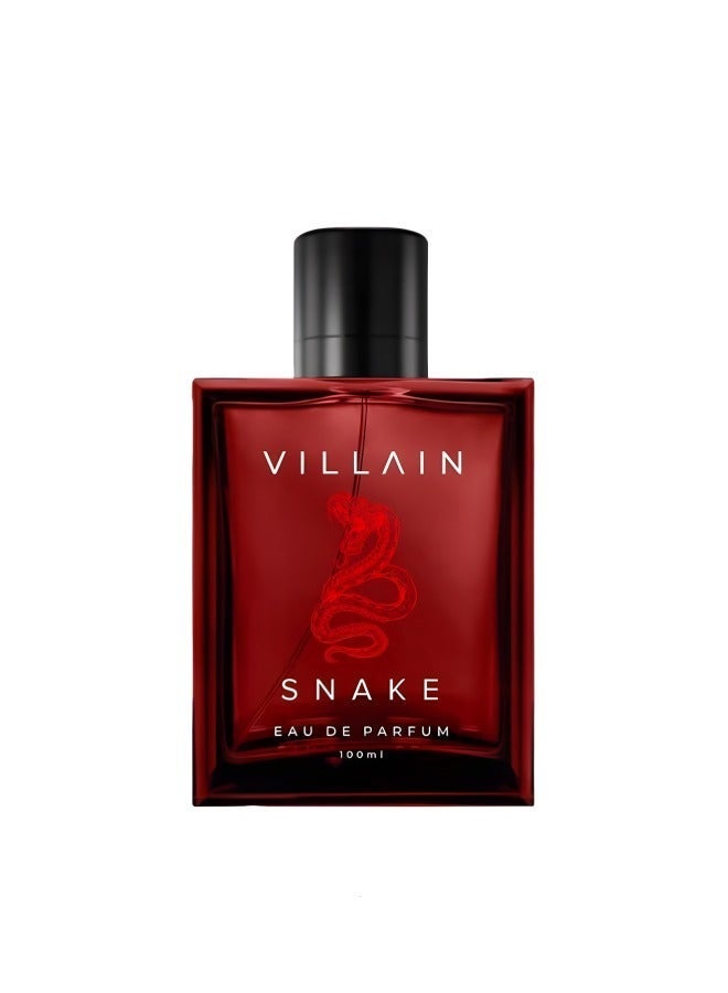 VILLAIN Snake EDP, Long Lasting Perfume for Men, 100ml - Image 4