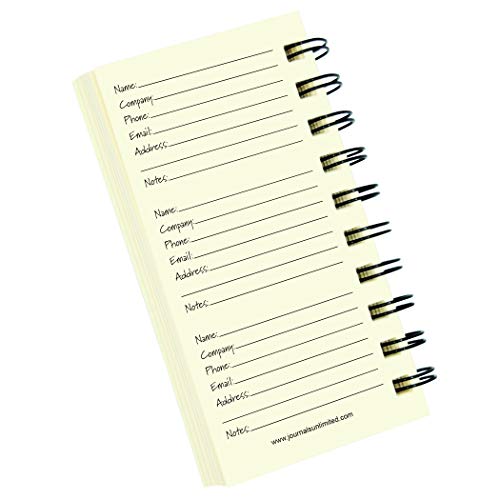 Write it Down series by Journals Unlimited, Guided Journal, Contacts, My Address Book, Mini-Size 3”x5.5”, Kraft Hard Cover, Made in USA - Image 5