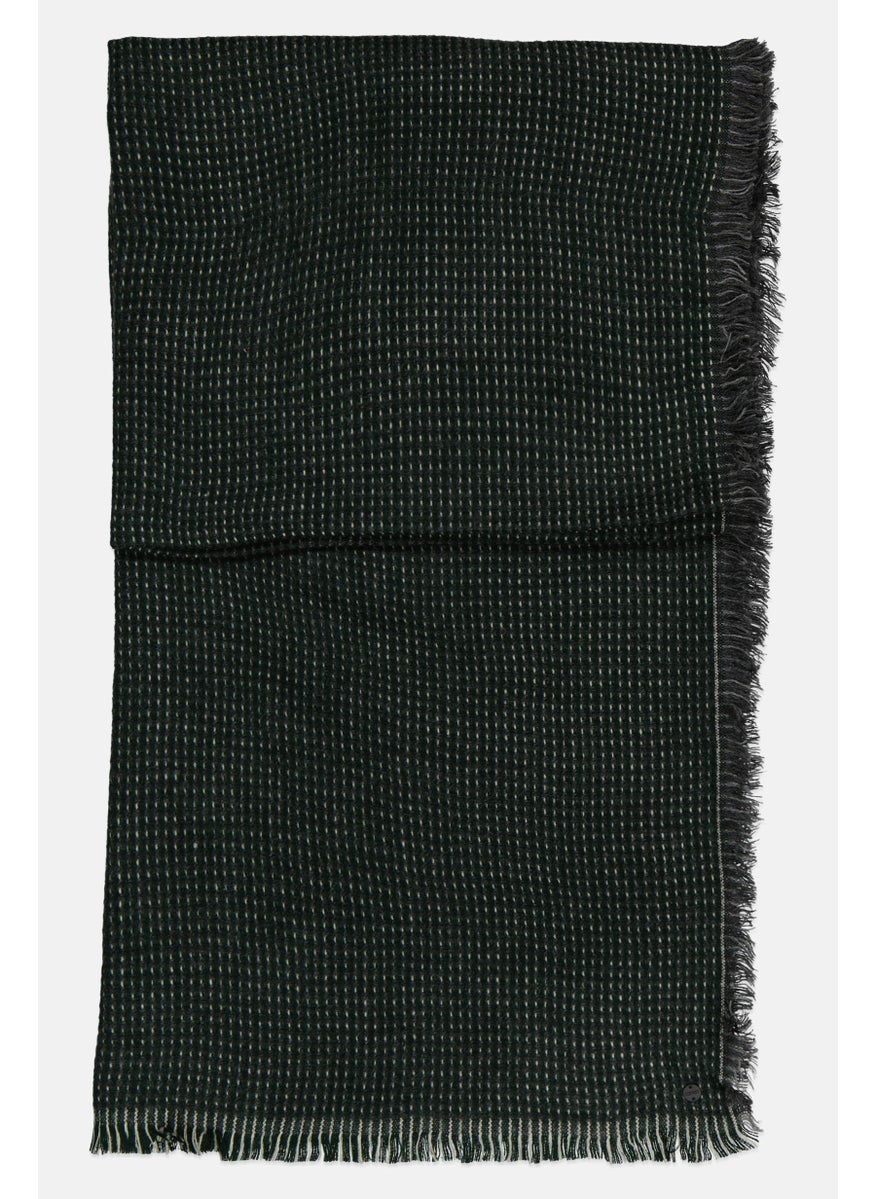 ESPRIT Men Textured Scarves, Green  - Image 2