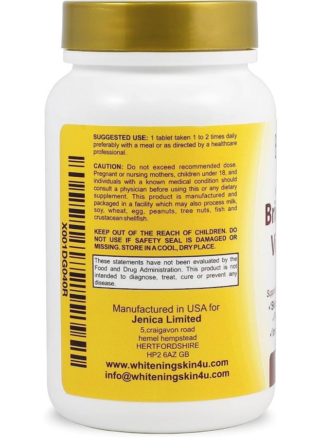 BeShiny Vitamin C Complex 1000 mg Tablets for Skin Lightening Brightening Antioxidant with Rose Hips and Bioflavinoids Immune Support Supplement Healthy Aging Builds Energy and Overall Well Being - Image 2