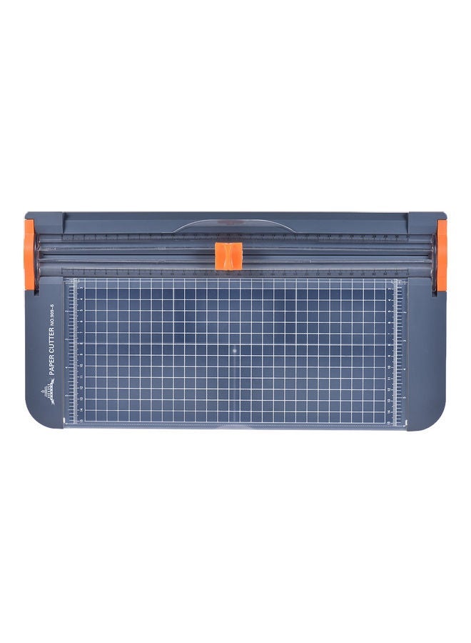 NIBEMINENT A4 Rotary Paper Cutter With Sliding Blade and Storage Box Gray - Image 4