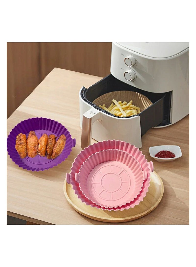 بساط قلاية هوائية سيليكون، وعاء سيليكون 6 قطع مقاسات مختلفة - Image 2