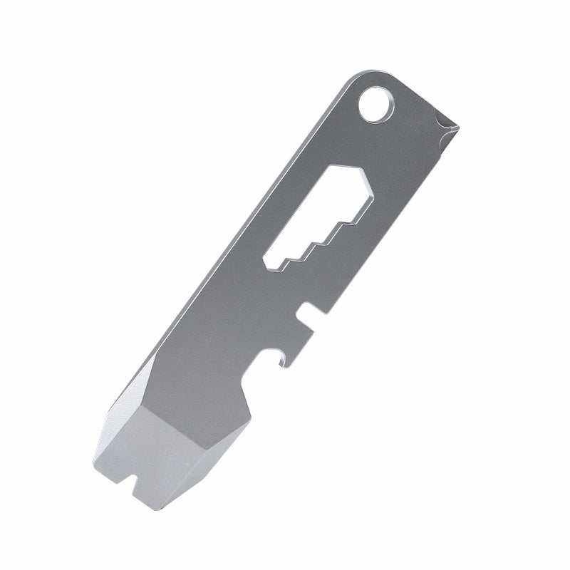 ResafeLy Titanium keychain tool,Lightweight Multipurpose Tool, Paint Can Opener, Pry Tools, Wrench Bottle Opener,Ideal Every Day Carry for Men, RFLPB05 - Image 1