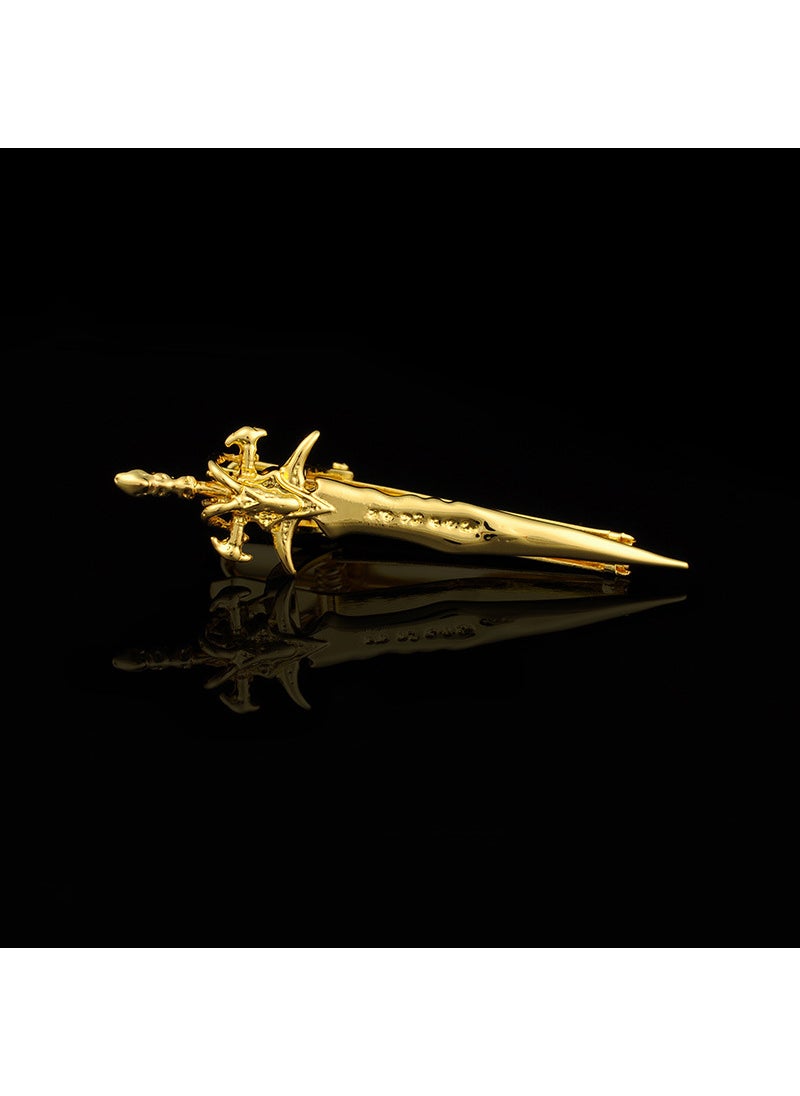 Generic Creative Gold Tie Clip Elegant Accessory for Men J0121 Sword 
