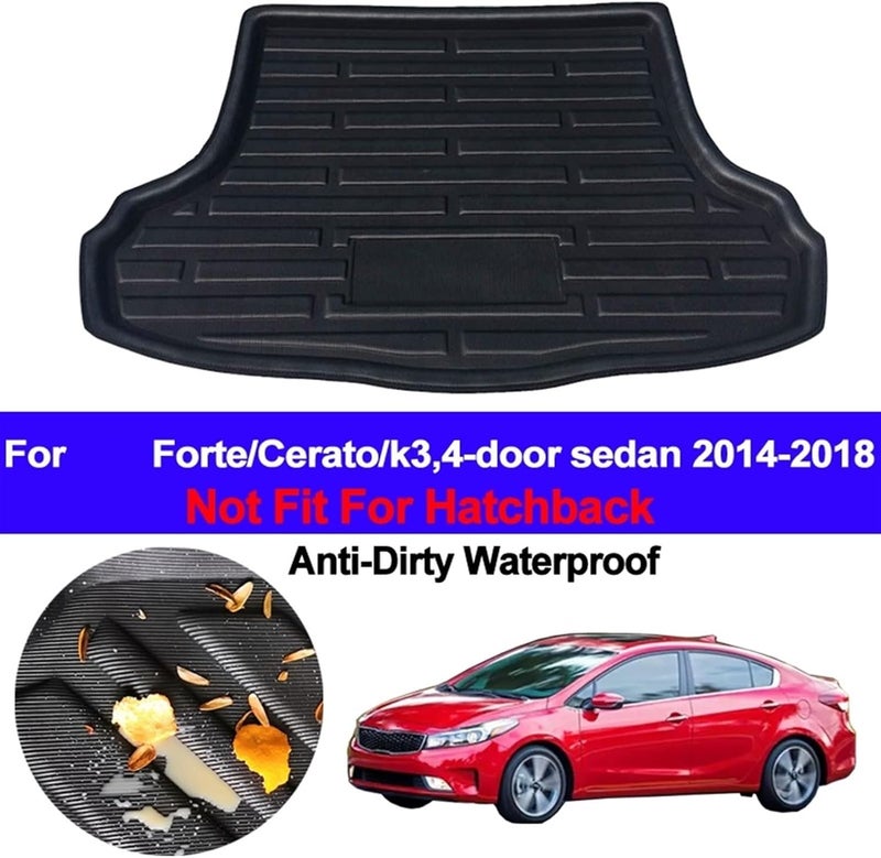 Wivplex Car Rear Boot Cargo Liner for Kia Forte K3 Cerato Sedan - Image 3