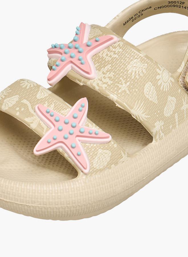 Aqua Girls Hook & Loop Clogs - Image 4