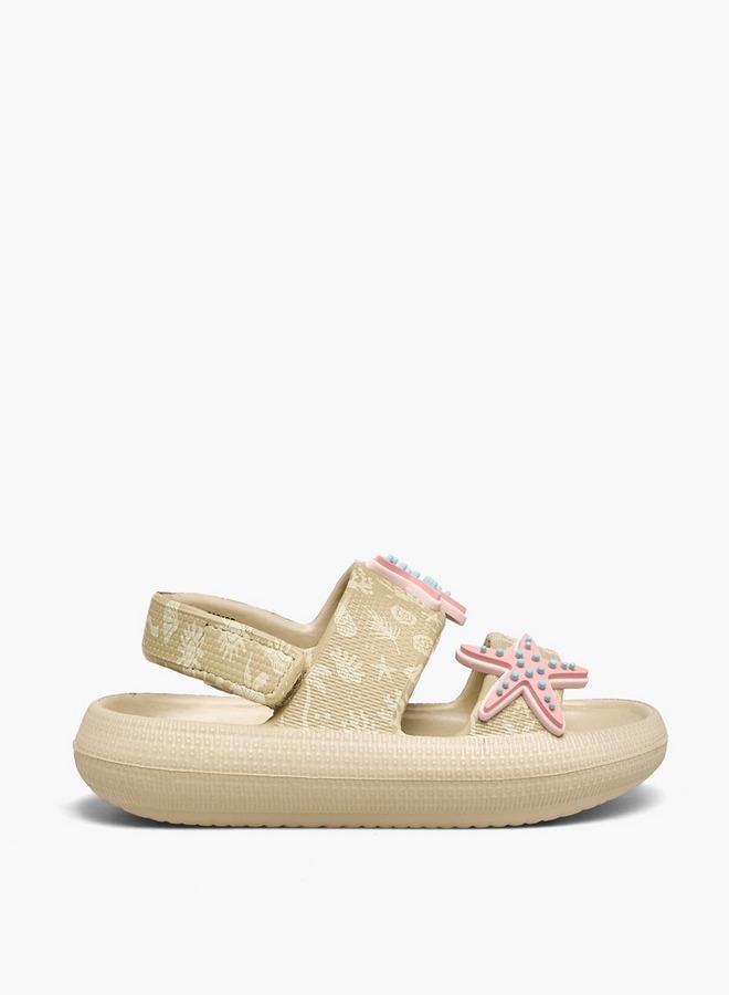 Aqua Girls Hook & Loop Clogs - Image 3