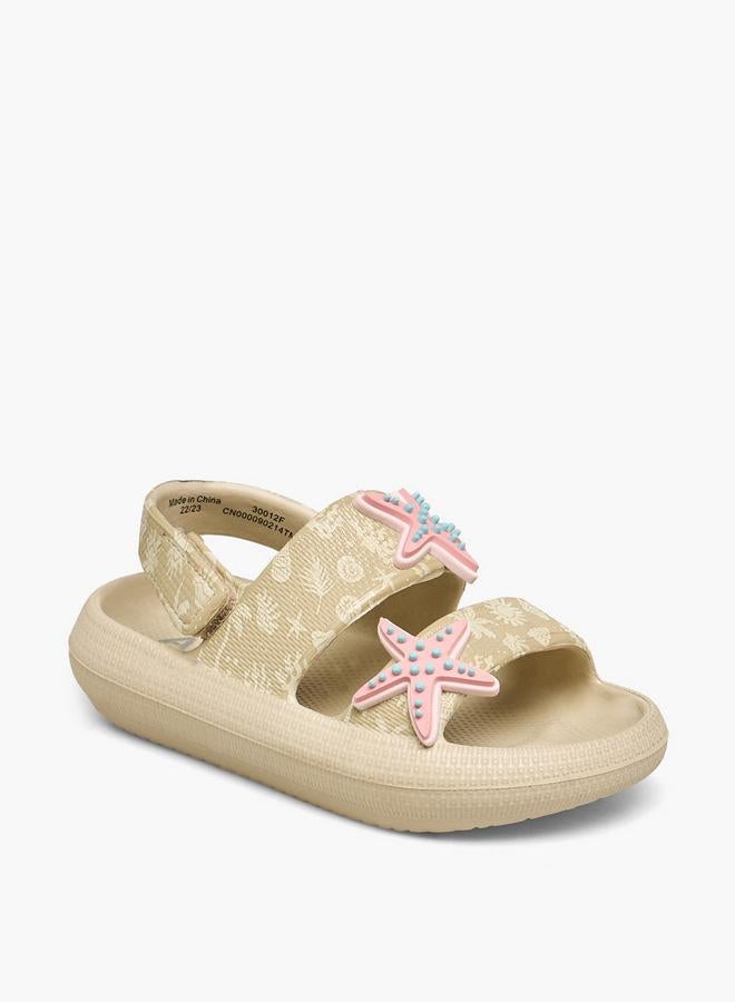 Aqua Girls Hook & Loop Clogs - Image 2