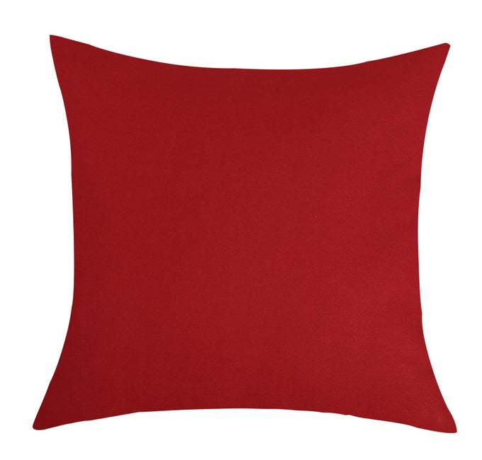 HANDMADE DECORATIVE SOLID 100 COTTON CANVAS THROW PILLOW COVERSPILLOW SHAMS 26X26 DEEP RED