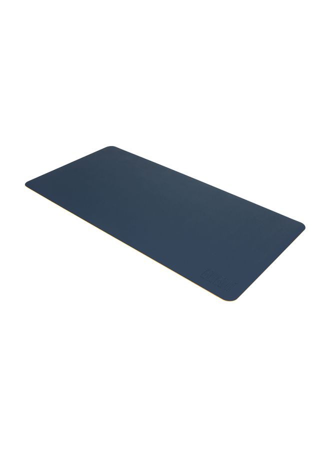 BUBM PU Leather Desk Mat Blue/Yellow - Image 1