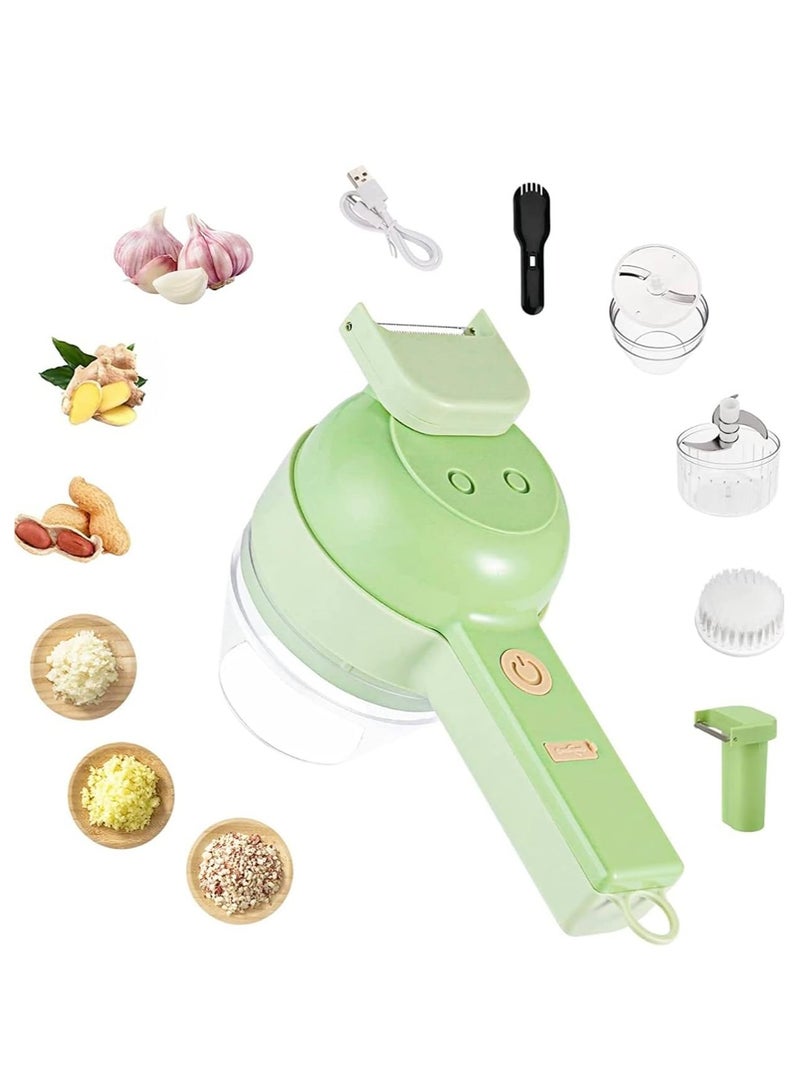 DubaiGallery Multifunction Electric Vegetable Cutter Fruit Vegetable Slicer Cutter Vegetable Chopper Cutting Machine Stainless Steel Blade - Image 2