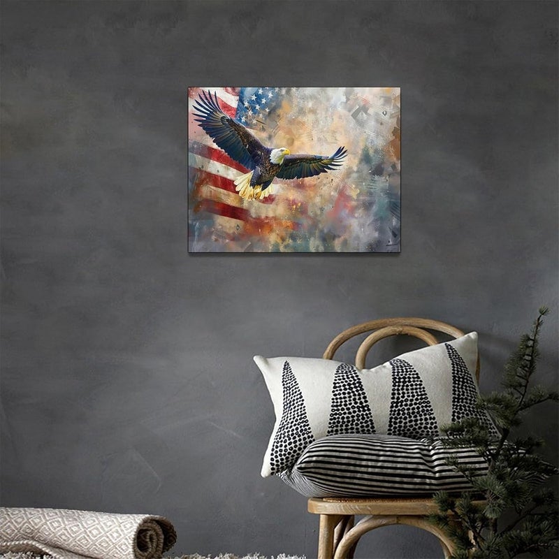 Fuzawet Bald Eagle Canvas Wall Art - Image 2