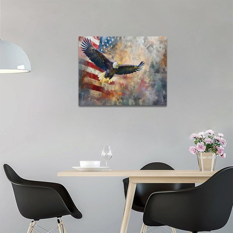 Fuzawet Bald Eagle Canvas Wall Art - Image 3