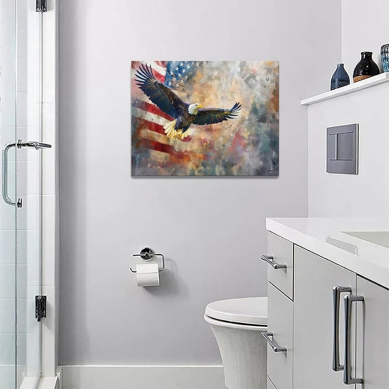 Fuzawet Bald Eagle Canvas Wall Art - Image 5