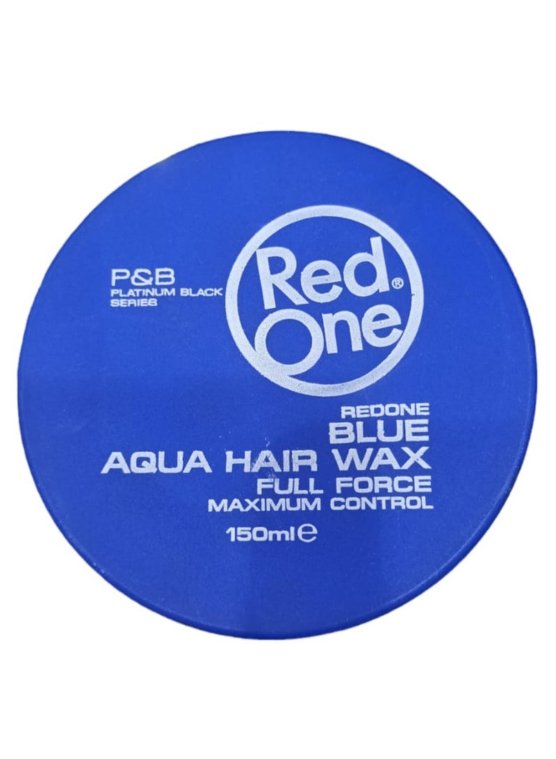 Red One Aqua Blue Hair Wax Gel 150 ml - Image 2