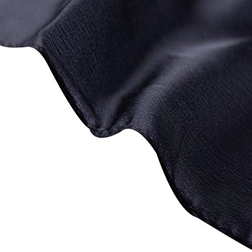 CYZLANN Women's Scarves 100% Silk Long Lightweight Scarfs for women(black) - Image 5