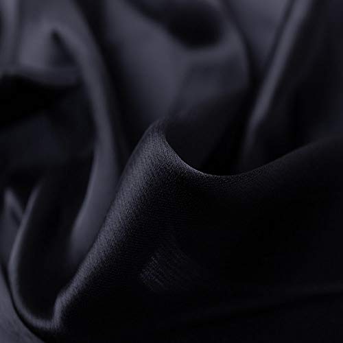 CYZLANN Women's Scarves 100% Silk Long Lightweight Scarfs for women(black) - Image 3