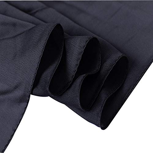 CYZLANN Women's Scarves 100% Silk Long Lightweight Scarfs for women(black) - Image 4