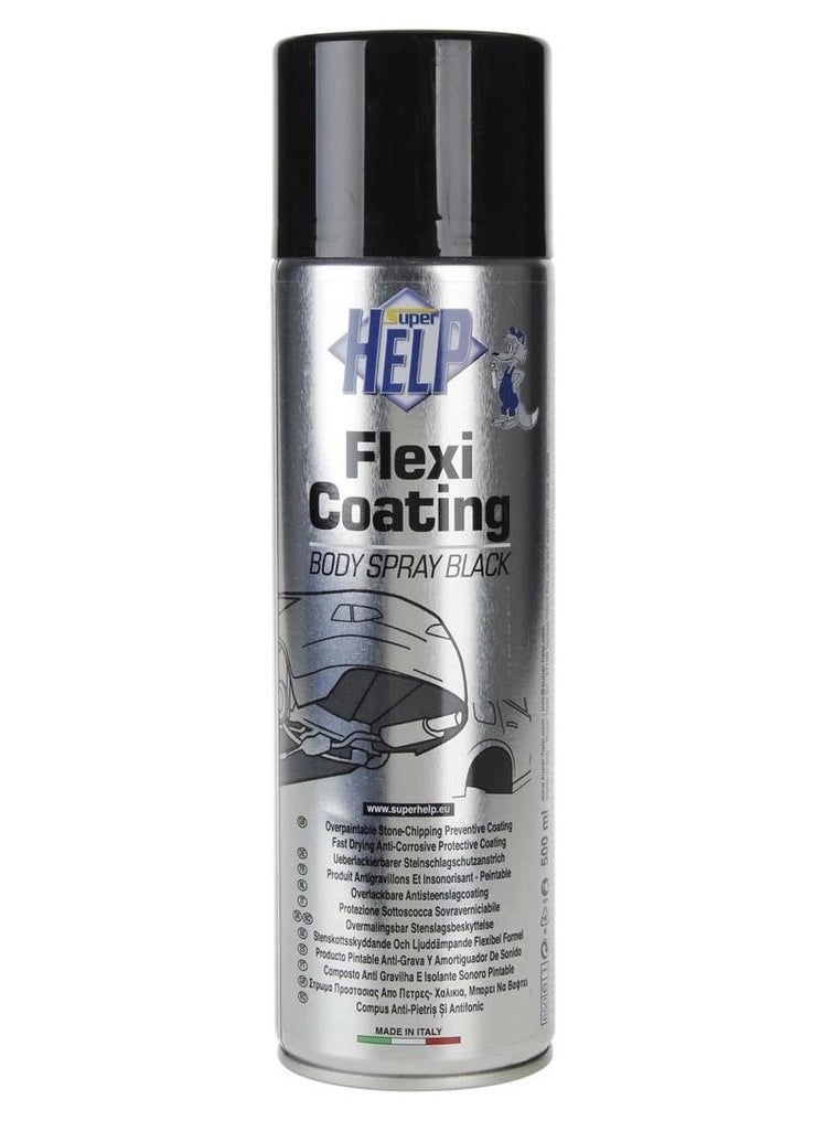 SUPER HELP Super Help Flexi Coating Spray (500ml, Black) 
