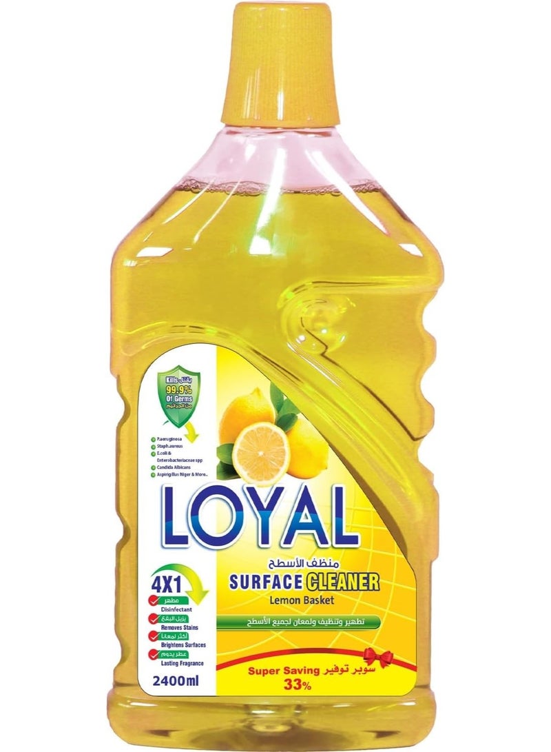لويال منظف ​​الأسطح برائحة الليمون 2.4 لتر - Image 1