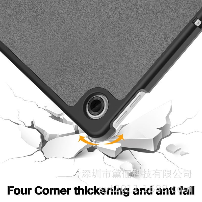 حافظة جلدية مقاومة للصدمات لجهاز Lenovo Tab 10.1 2025 Tb-311Fu تابلت بي سي، حافظة واقية قابلة للطي ثلاثية الطيات - Image 5