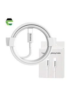 ECONO iPhone Charger Cable 1M USB C to Lightning Cable Fast Charging, Lightning Cable MFi-Certified 20W Fast PD Charge for iPhone 14/14 Pro/14 Plus/14 Pro Max, iPad Pro, iPhone 8-13 White  - Image 5