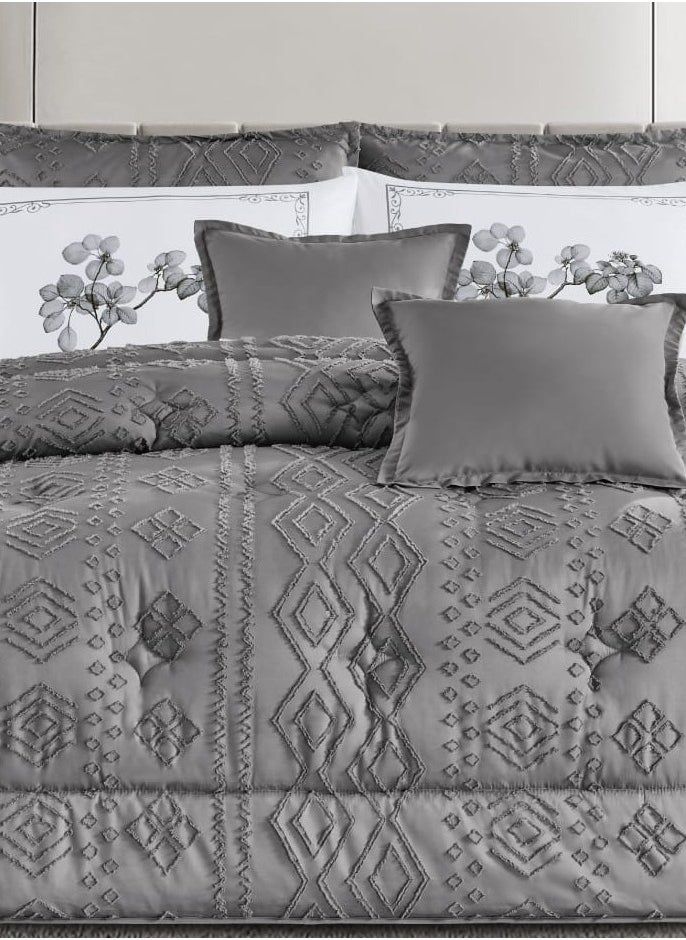 Moon Summer Bedspread 8 Pieces Two Doubles Elegant Design In relief Suitable For a Bed Size Of 200x200 And a Quilt Size Of 230x250 CM  - Image 4