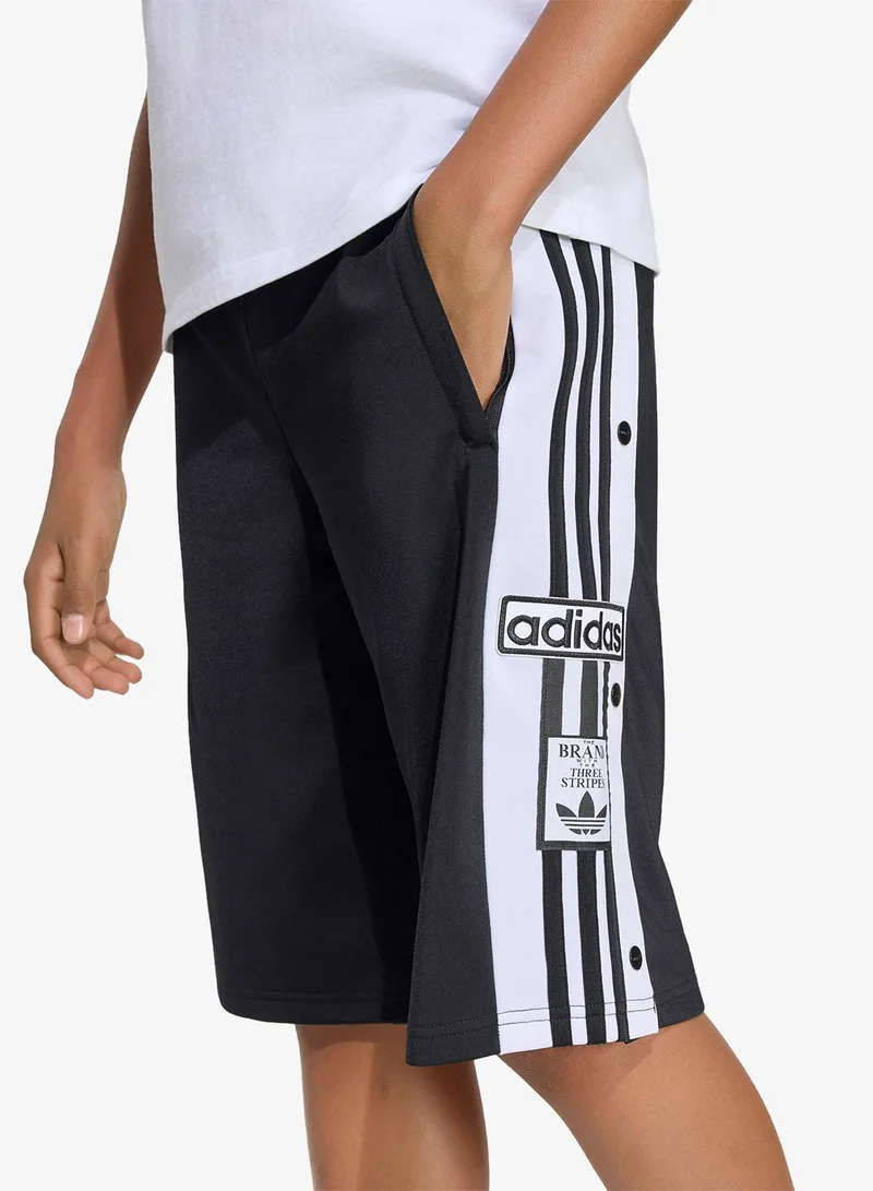 Adidas Originals BLACK/WHITE Youth Adibreak Athletic Shorts  | Best Price UAE