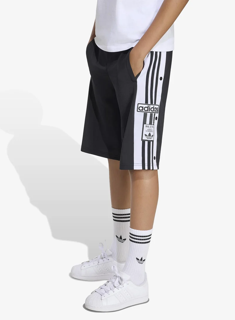Adidas Originals BLACK/WHITE Youth Adibreak Athletic Shorts  | Best Price UAE
