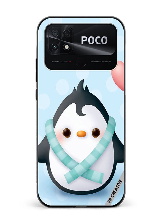 VR CREATIVE Protective Case Cover For Xiaomi Poco C40 Baby Penguin Design Multicolour  - Image 1