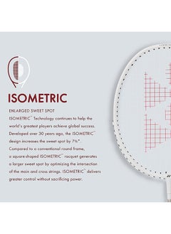 Yonex Gr 303I White Aluminium Badminton Racquet With Full Cover  - Image 4