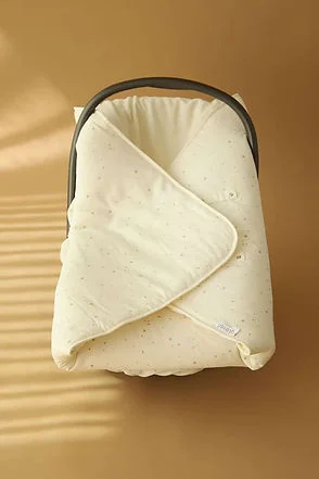 Gloop! Organic Car Seat Blanket - Soft Sky, Gloop