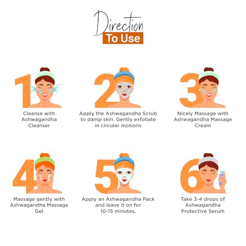 Vedic Line Vedicline Ashwagandha Tan Clear Facial Kit | Enriched with Dragon Fruit Extract & Niacinamide | Brightens Skin, Reduces Tan, and Improves Texture | Perfect for All Skin Types, (Pack of 2) 47*2ml - Image 4