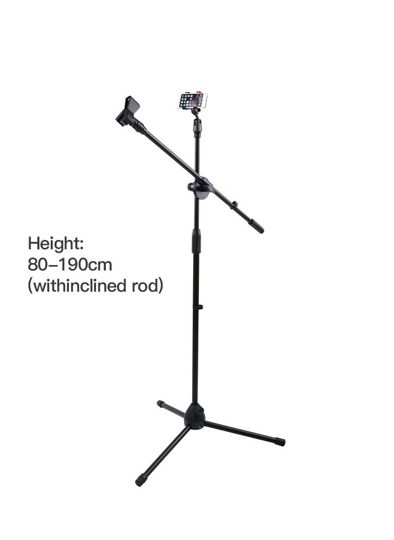 Sharpdo - Reinforced Nylon Stand, Three-legged Microphone Stand, Floor-standing Microphone Stand - Image 1
