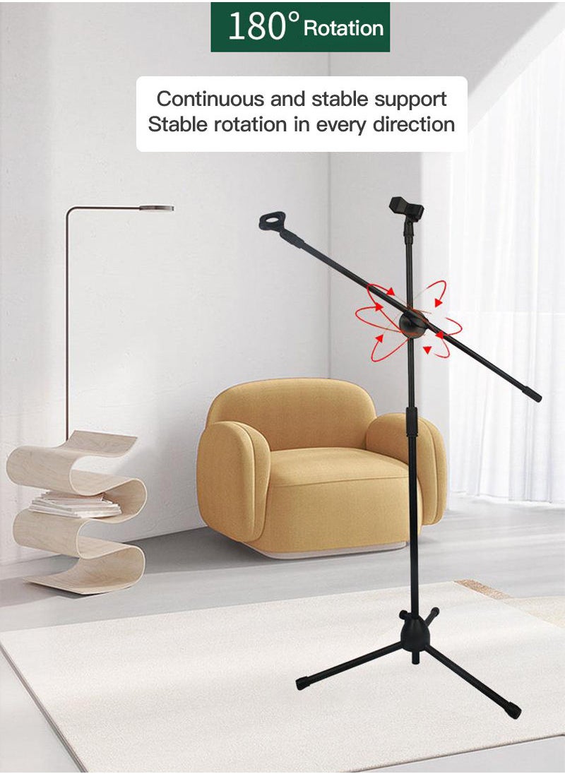 Sharpdo - Reinforced Nylon Stand, Three-legged Microphone Stand, Floor-standing Microphone Stand - Image 1