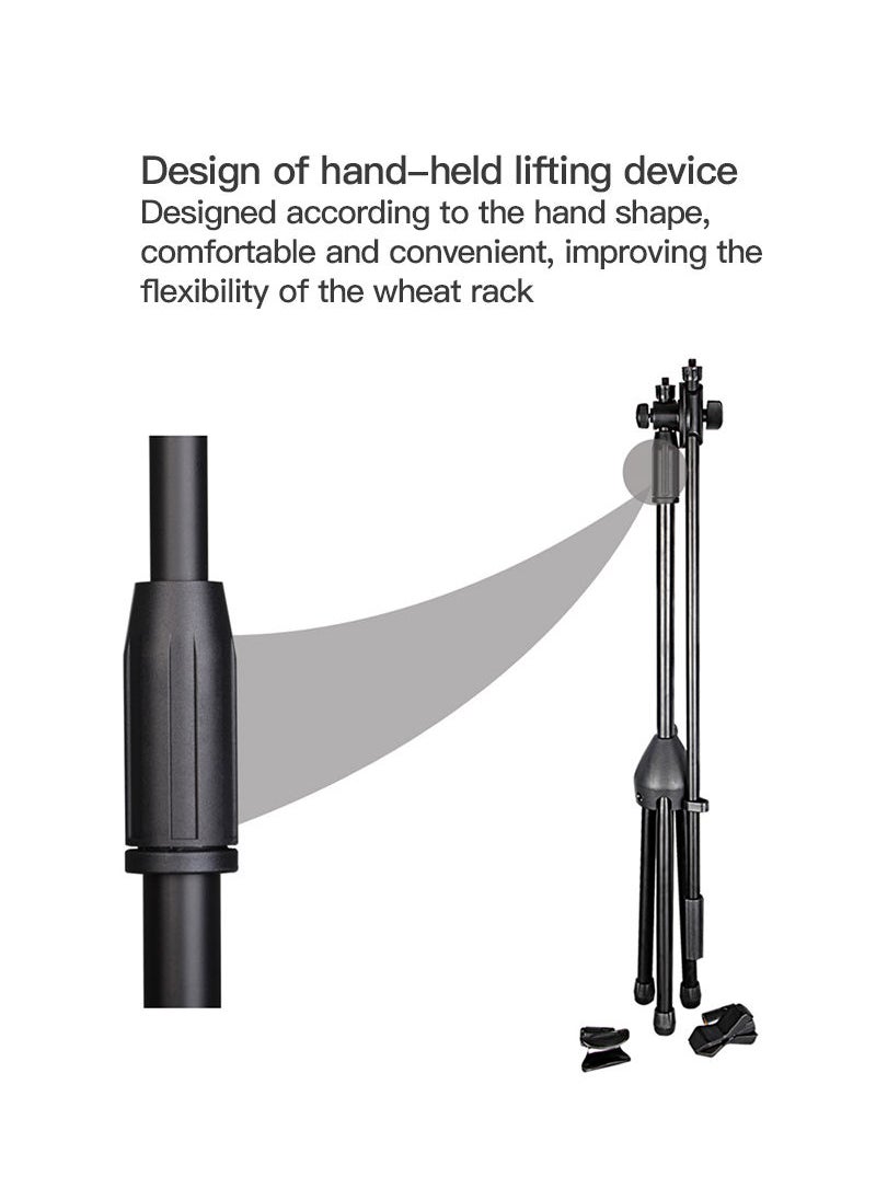 Sharpdo - Reinforced Nylon Stand, Three-legged Microphone Stand, Floor-standing Microphone Stand - Image 1