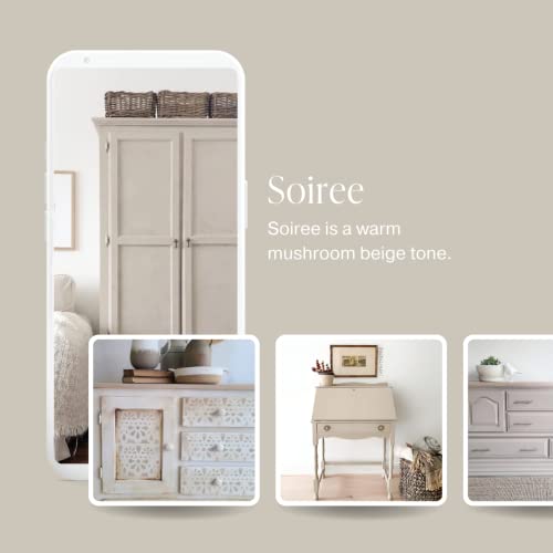 Country Chic Paint كانتري شيك - طلاء طباشيري شامل للأثاث والخزائن وديكور المنزل، صديق للبيئة، بتشطيب مطفي، مع برايمر وطبقة علوية مدمجة للخشب والمعادن - لا حاجة للشمع (- بينت 16 أوقية (475 مل) - Image 3