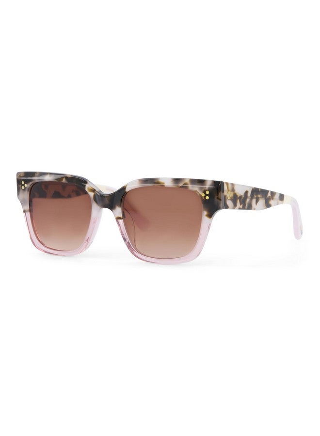 TOMS Women'S Madison Square Sunglasses, Vintage Tortoise Pink Fade, 53-20-147