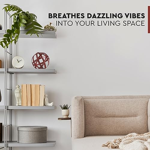 Everydecor Metal Decorative Sphere for Home Decor - Decorative Balls for Shelves, Centerpiece Bowls, Bookshelf - Decoration Orbs Accents for Living Room, Bedroom - Distressed Red Shelf Spheres - Image 5