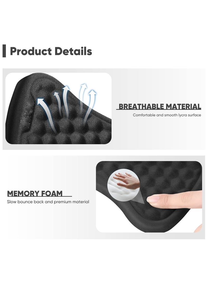 SOLARAE Elbow Rest Pad Wrist Rest Pad, Memory Foam Arm Elbow Rest Pad, for Desk, Relieve Elbow Pain Armrest Wrist Support with Non-Slip Base, for Office & Home, Elastic Granular Cotton Fiber Elbow Cushion - Image 5