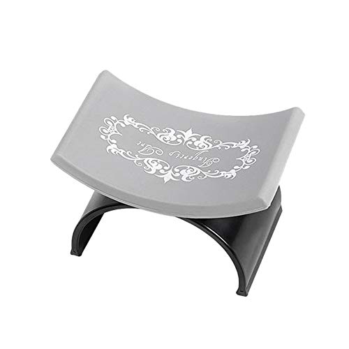 Ownsig Nail Arm Rest, U Shape Silicone Manicure Hand Pillow Pad, Nail Art Mat Holder, Nail Tool Equipment, Nail Art Accessories Black - Image 1