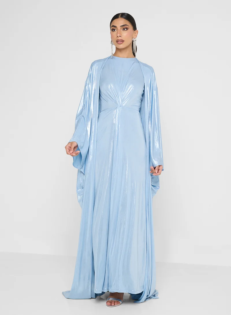 جولدن ابل 2 Pcs Set Long Sleeves Maxi Drees
