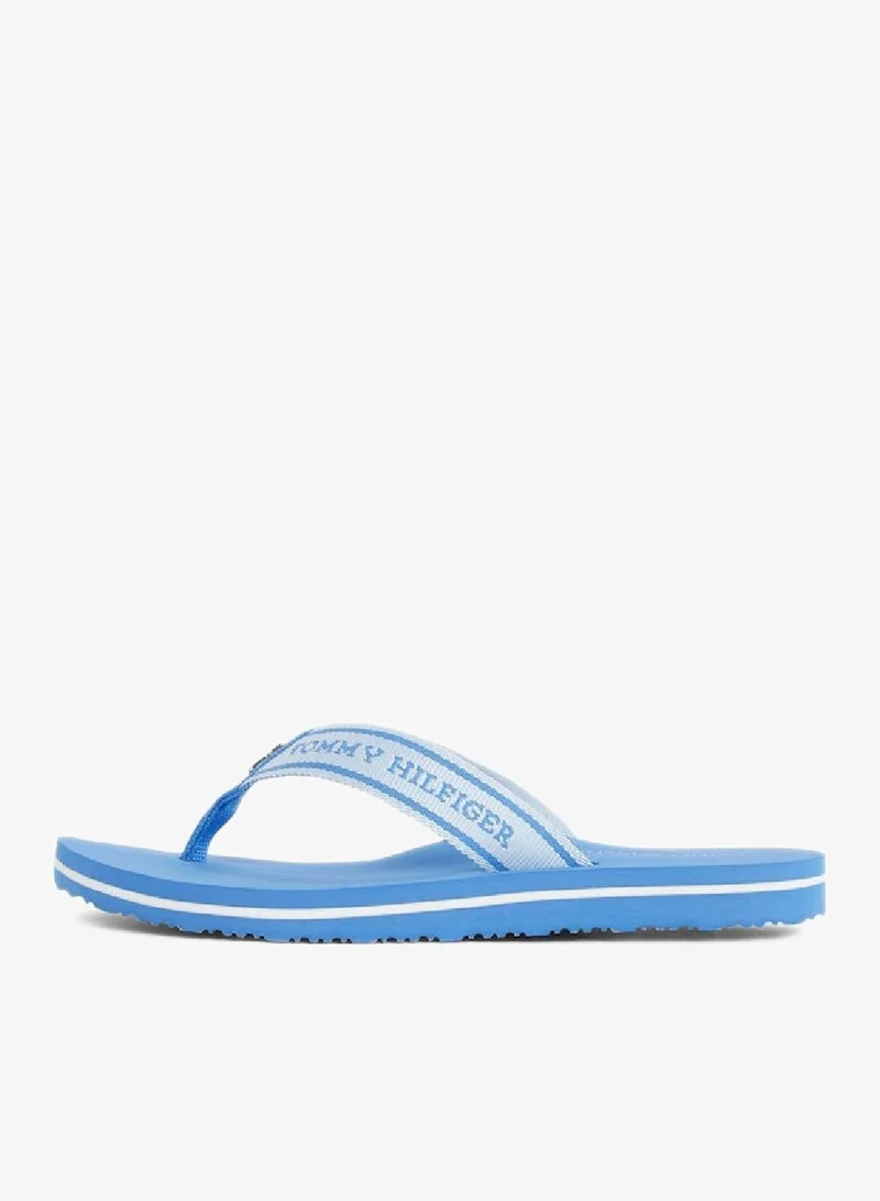 TOMMY HILFIGER Blue Spell Webbing Beach Sandals for Women | Best Price UAE