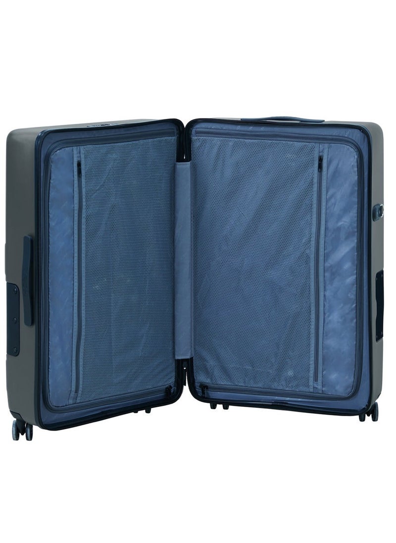TACH - Connectable 3 Pcs Luggage Set | 22, 24 & 28" Spinner Luggage with TSA Locks | Patented Built-In Connecting System Easily Links 6 Bags | Dark Grey - Image 1
