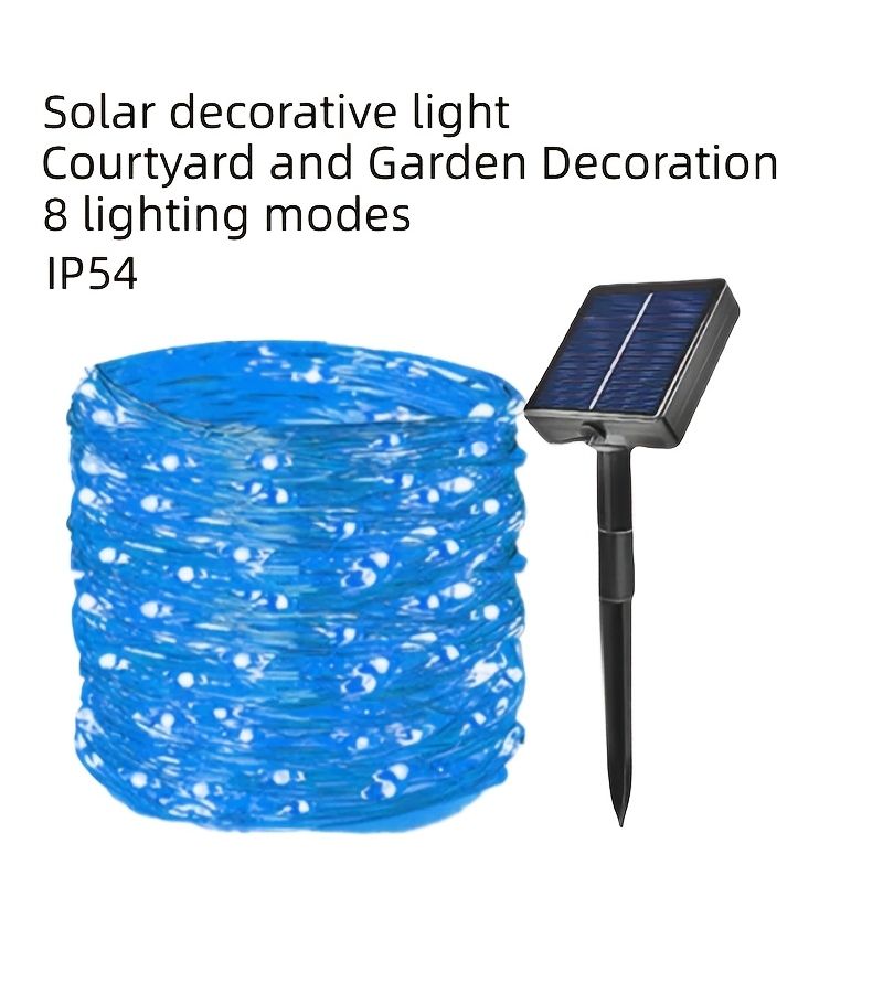 LED Holiday Decoration Lights Multi Color 1259.84 Inch 105 FT 300 LED IP54 8 Lighting Modes For Valentine Christmas Outdoor Garden Fence Terrace Desktop Decoration - Image 1
