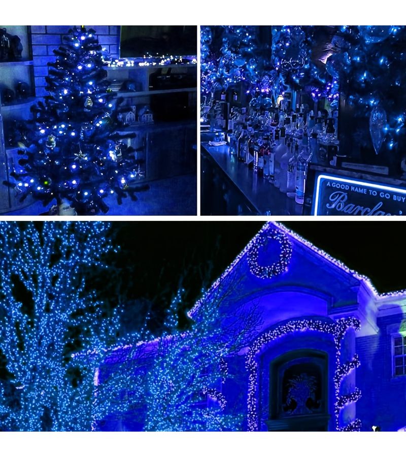 LED Holiday Decoration Lights Multi Color 1259.84 Inch 105 FT 300 LED IP54 8 Lighting Modes For Valentine Christmas Outdoor Garden Fence Terrace Desktop Decoration - Image 2
