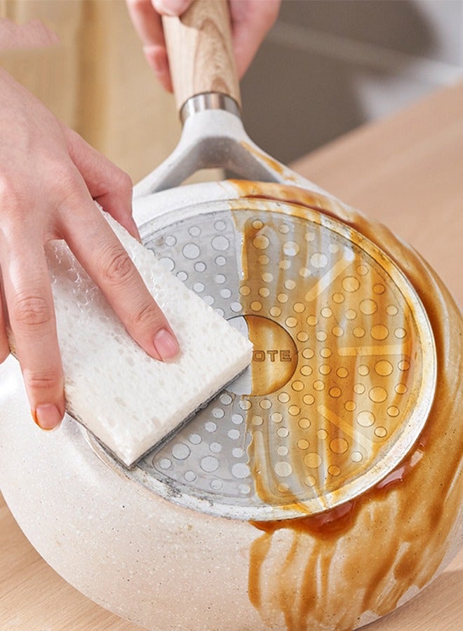 kinbata Kinbata Dishwashing Sponge Scouring Pad Kitchen Rag Magic Erase N Water Absorbent Durable Sponge Cleaning Cloth 6 Pieces Microfiber Anti-Scratch Dishwashing Sponge, Multi-Purpose Dishwashing Brush  - Image 4